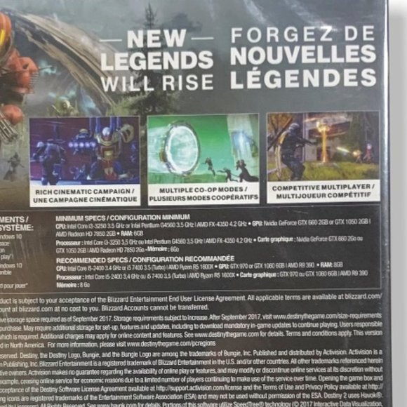 ๐2/$20๐ SEALED - Destiny 2 - PC Version (Bilingual) - Standard Edition - Picture 4 of 5